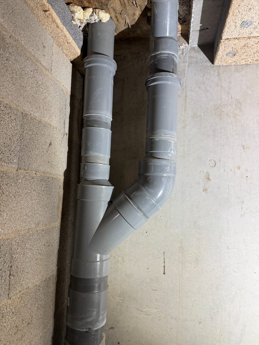 Découpe évacuation PVC copropriété Strasbourg